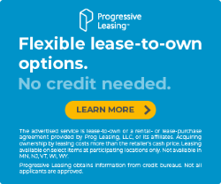 flexible lease-to-own options with Progressive Leasing