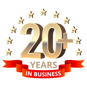 20 plus years in business