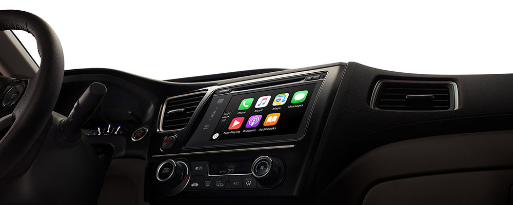 CarPlay car dashboard